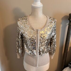 NWOT White House Black Market Sequin Cardigan